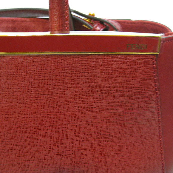 Fendi Bag NWT Scarlet Calfskin Leather Medium Bag - Picture 6 of 8